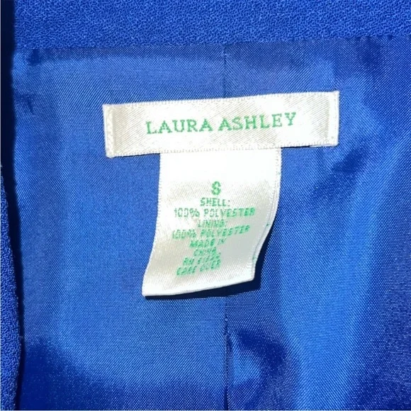 Laura Ashley- Blue button up coat - Picture 6 of 6
